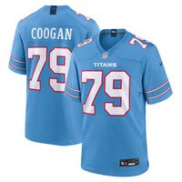 Tennessee Titans Pat Coogan Light Blue Team Game Jersey