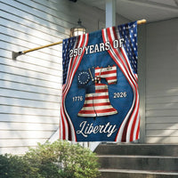 250 Years of Liberty Garden Flag | Betsy Ross 1776-2026 Commemorative Design | Double-Sided Patriotic Outdoor Decor | America 250th Anniversary Gift