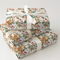 Indian Holiday Gift Wrap, Taj Mahal Christmas Wrapping Paper, Watercolor Elephant Camel Gift Wrap Roll, Multicultural Xmas Wrapping Paper