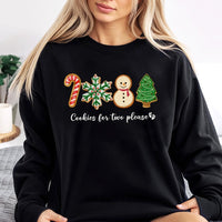 Gingerbread Baby Pregnancy Reveal Crewneck, Cookies for Two Please Christmas Sweatshirt, Festive Maternity Holiday Sweater Pullover
