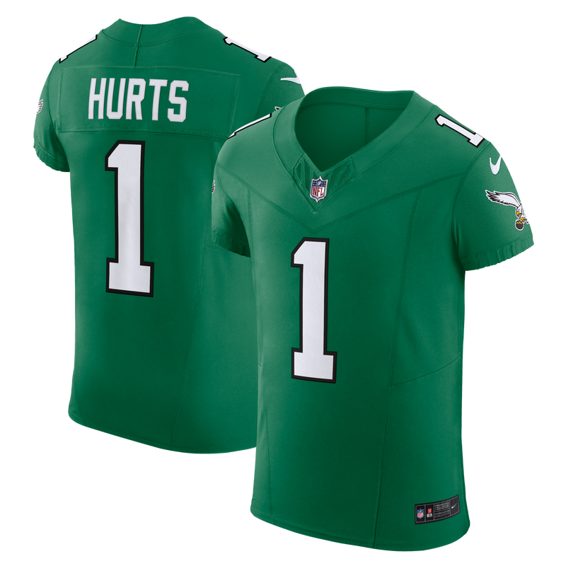 Philadelphia Eagles Jalen Hurts Kelly Green Alternate Vapor F.U.S.E. Elite Jersey