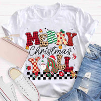 Southern Holiday Graphic Tee, Merry Christmas Y'all T-Shirt, Retro Country Xmas Shirt, Humorous Christmas Party T-Shirt, Winter Holiday Present