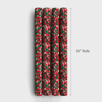 Red and Green Holiday Camouflage Gift Wrap, Christmas Camo Wrapping Paper, Festive Camo Christmas Wrapping Paper, Winter Holiday Gift Wrap
