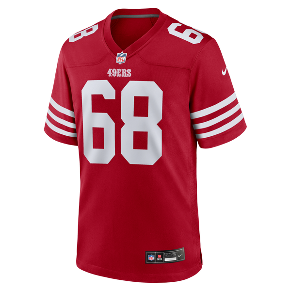 San Francisco 49ers Colton McKivitz Nike Scarlet Game Jersey