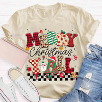 Southern Holiday Graphic Tee, Merry Christmas Y'all T-Shirt, Retro Country Xmas Shirt, Humorous Christmas Party T-Shirt, Winter Holiday Present