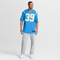 Los Angeles Chargers Luke Grimm Powder Blue Team Game Jersey