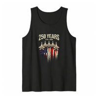 USA 250 Years Anniversary Tank Top | Patriotic Jet Fighter American Flag Graphic | Premium Soft Breathable Fabric | 4th of July Independence Day Gift for Veterans, Unisex Summer Gym Wear