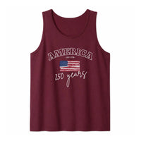 America 250 Years Tank Top | Patriotic Est 1776 American Flag Design | Soft Breathable Unisex Fit | 4th of July Gift for Patriots