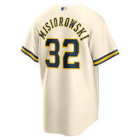 Milwaukee Brewers Jacob Misiorowski Cream 2026 World Series Home Replica Jersey