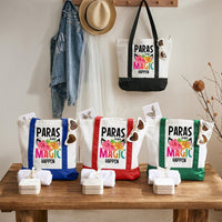 Paras Make Magic Happen Color-blocked Canvas Bag
