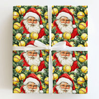 Holiday Sports Gift Wrap Roll, Softball Santa Christmas Wrapping Paper, Fastpitch Softball Present Paper, Athletic Xmas Gift Wrap