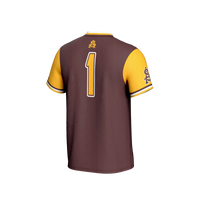 #1 Arizona State Sun Devils Lightweight Collegiate Softball Fashion Jersey - Maroon