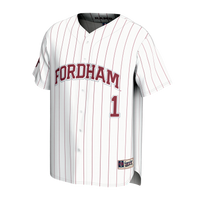 Fordham Rams Lightweight Collegiate Baseball Fashion Jersey - White