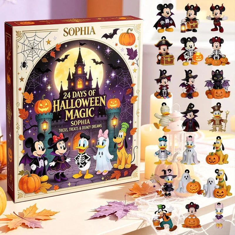 24 Surprise Acrylic Figures Countdown Calendar, Christmas Advent Calendar, Holiday Blind Box Set, Xmas Present for Kids and Adults