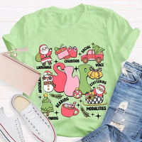 Speech Language Pathology Holiday Shirt, SLP Speech Therapy Christmas T-Shirt, Voice Stuttering Graphic Tee, SLP Therapist Present
