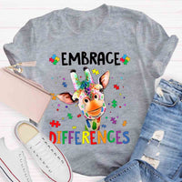 Embrace Differences Special Education Teachers T-Shirt