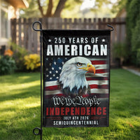 American Semiquincentennial Garden Flag | 250 Years of Independence Bald Eagle Design | Weather-Resistant Premium Polyester | Patriotic 4th of July Decor