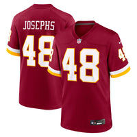 Washington Commanders Joshua Josephs Burgundy Team Game Jersey