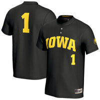 Iowa Hawkeyes Lightweight Softball Fashion Jersey - Black