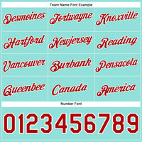 Ice Blue Red White Holiday Hoodie, Custom Christmas Santa Hoodie, Personalized Name Number Sweatshirt, Stitched Xmas Pullover Hoodie Present