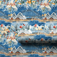Australian Landmark Gift Wrap, Sydney Opera House Christmas Wrapping Paper, Harbour Bridge Wrapping Paper, Australia Holiday Gift Wrap Roll