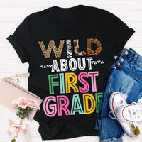 Personalized Wild Avabout Fourth Grade Teacher Shirt