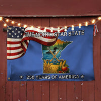 Minnesota 250 Years of America House Flag | North Star State Patriotic Design | Weather-Resistant Polyester | Commemorative Gift