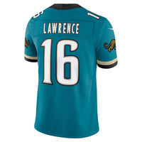 Jacksonville Jaguars Trevor Lawrence Teal Alternate Prowler Throwback Printed Limited Jersey