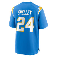 Los Angeles Chargers Rodney Shelley Powder Blue Team Game Jersey