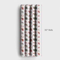 Royal Family Holiday Gift Wrap, Queen Christmas Wrapping Paper, Humorous Queen Wrapping Paper, British Festive Present Wrap, Holiday Paper Roll