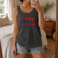 1776 America Tank Top | 250 Years of Freedom Patriotic Design | Soft Breathable Unisex Fit | Gift for American History Lover