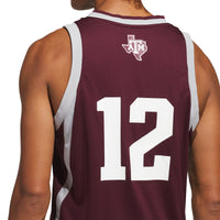 #12 Texas A&M Aggies Away Swingman Jersey - Maroon