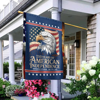 250 Years American Independence House Flag | Semiquincentennial Bald Eagle Design | Weather-Resistant Premium Polyester | Patriotic 2026 Celebration Gift