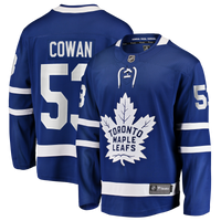 Toronto Maple Leafs Easton Cowan Blue Home Breakaway Jersey