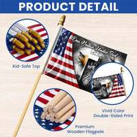 One Nation Under God Garden Flag | 250 Years of Blessings America 1776-2026 | Double-Sided Polyester | Patriotic Yard Decor Gift