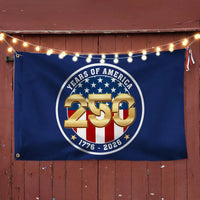 250 Years of America Flag 1776-2026 | Semiquincentennial Commemorative House Flag | Double-Sided Patriotic Decor | USA 250th Anniversary Gift