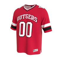 Rutgers Scarlet Knights Lightweight Collegiate Football NIL Pick-A-Player Fashion Jersey - Scarlet