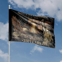 Semiquincentennial 250 Years House Flag | We The People Patriotic Art | Premium Double Sided Polyester | Collector's 1776-2026 Yard Decor Gift