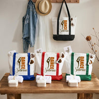 Personalized Name Dance Lover Color-blocked Canvas Bag
