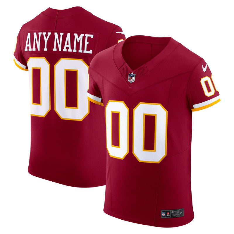 Washington Commanders Burgundy Elite Custom Jersey