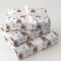 Video Game Controller Gift Wrap, Gamer Santa Wrapping Paper, Comfy Armchair Santa Christmas Wrapping Paper, Gamer Holiday Gift Wrap