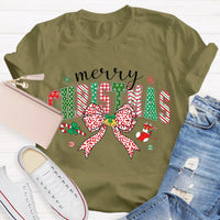 Adorable Holiday Educator Shirt, Merry Christmas Teacher T-Shirt, School Teacher Graphic Tee, Winter Christmas Teacher Shirt, Teacher Xmas Present