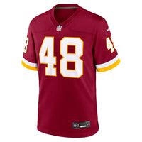 Washington Commanders Joshua Josephs Burgundy Team Game Jersey