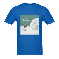 Winter Animal Scene T-Shirt, Christmas Polar Bear Shirt, Adorable Xmas Polar Bear Tee, Retro Holiday Wildlife Shirt, Festive Winter Bear Shirt