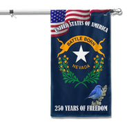 Nevada State Flag Garden Flag | 250 Years of Freedom Commemorative | Double-Sided Polyester | Patriotic Outdoor Decor for Nevada Residents