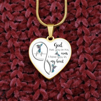 My Little Girl Heart Necklace, Daughter Heart Necklace from Dad, Daughter Forever Heart Necklace, Birthday Christmas Present for Daughter
