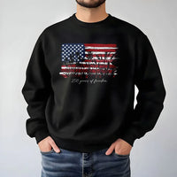 250 Years of Freedom Sweatshirt | Patriotic Wildflower American Flag Art | Soft Cotton Polyester Blend | Gift for Americana Collectors