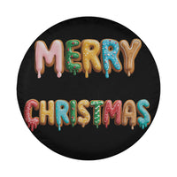 Frosted Cookie Spare Tire Cover, Christmas Gingerbread Tire Cover, Holiday Winter Tire Cover, Jeep Bronco SUV Camper Truck Accessory Present