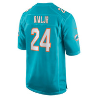 Miami Dolphins Marcellas Dial Jr. Aqua Team Game Jersey