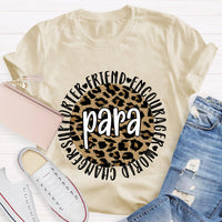 Para Teacher Encourager Friend T-shirt